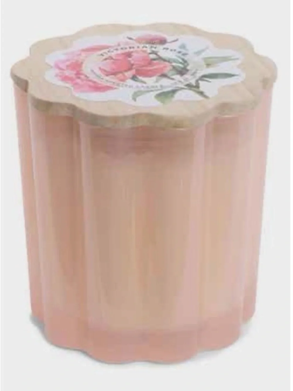 Portofino Candles Victorian Rose Artisan Scented Milk Glass Candle 10.2 oz. NWT